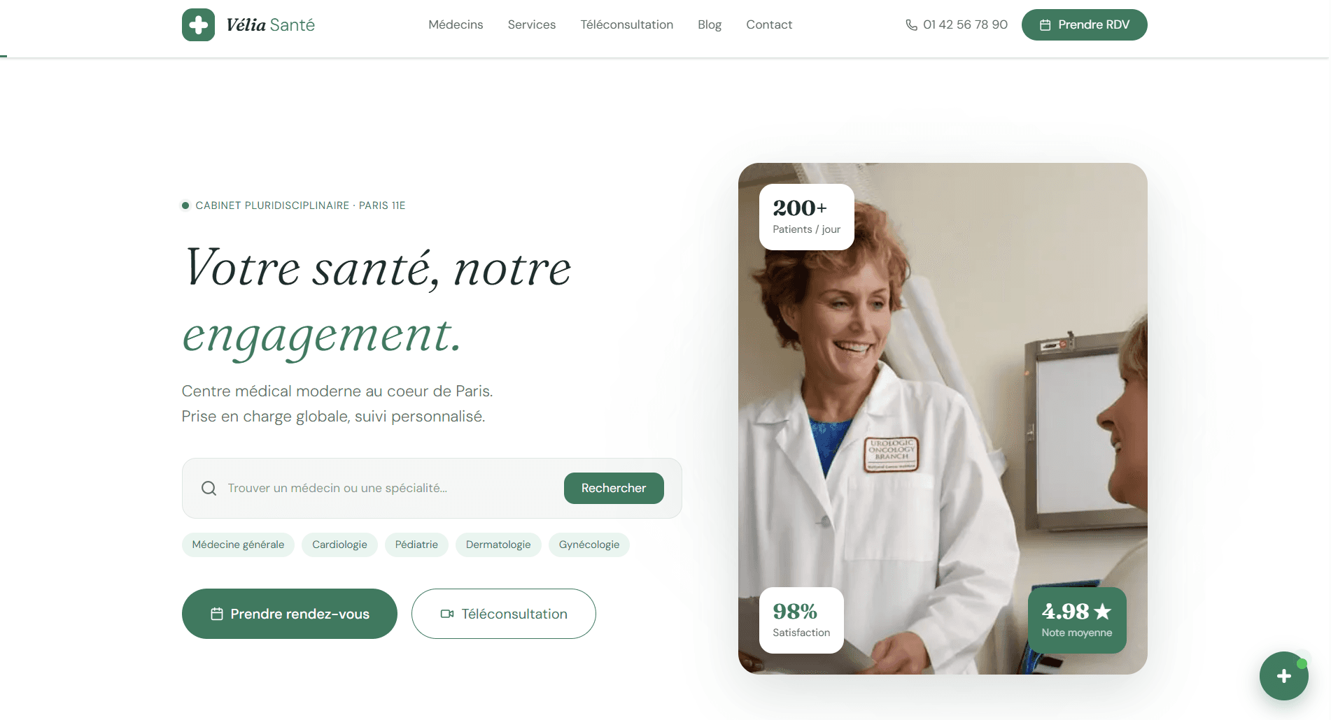 Vélia Santé - Cabinet médical Paris 11e